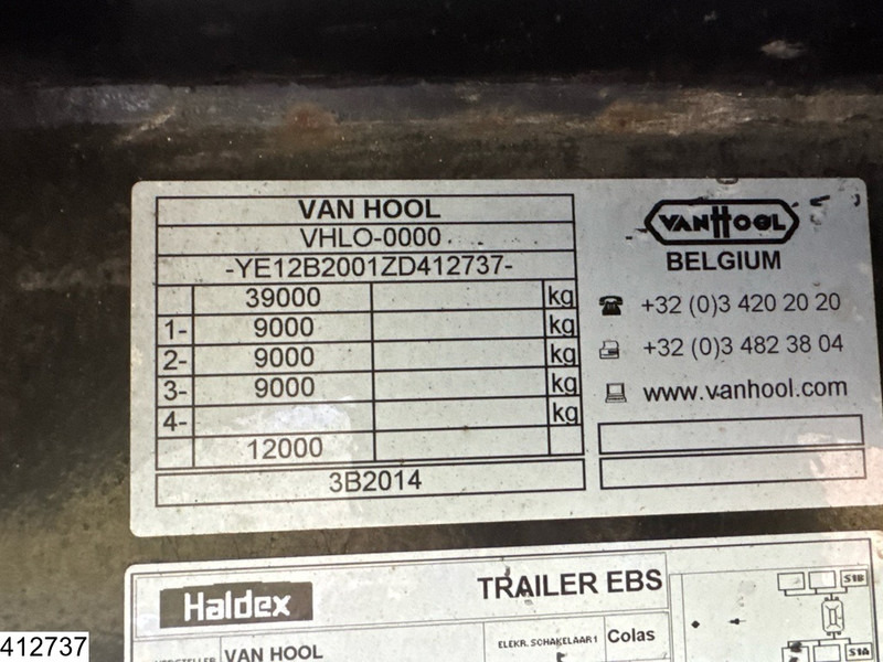 Van Hool gesloten bak - Koffer Auflieger: das Bild 4 Van Hool gesloten bak - Koffer Auflieger: das Bild 4