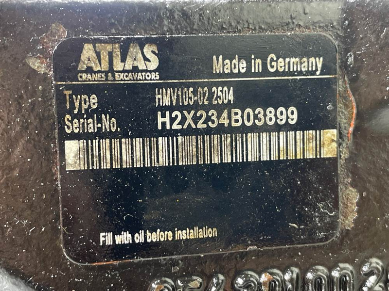 Hydraulik für Baumaschine Atlas AR65-Linde HMV105-Drive motor/Fahrmotor/Rijmotor: das Bild 9