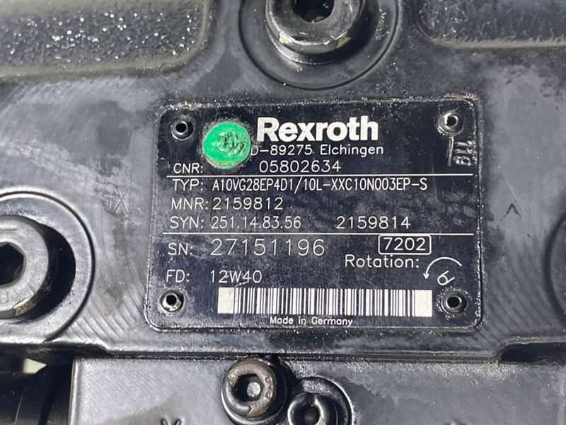 Bomag -Rexroth A10VG28EP4D1/10L-Drive pump/Fahrpumpe - Hydraulik für Baumaschine: das Bild 4 Bomag -Rexroth A10VG28EP4D1/10L-Drive pump/Fahrpumpe - Hydraulik für Baumaschine: das Bild 4