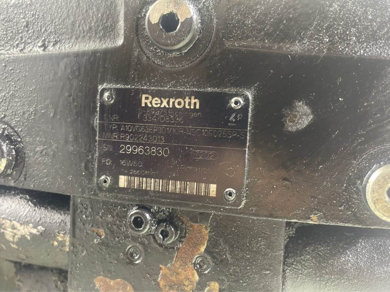 Hydraulik für Baumaschine JCB 525-60-Rexroth A10VG63EP3D1/10R-Drive pump/Rijpomp: das Bild 8
