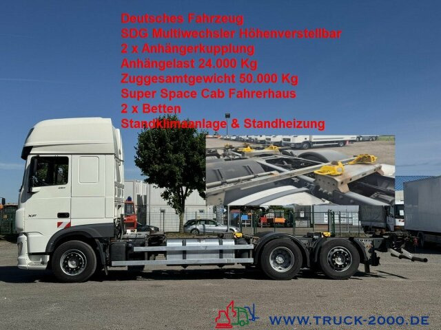 DAF 480 SSC BDF SDG Multiwechsler 2Betten Standklima - Containerwagen/ Wechselfahrgestell LKW: das Bild 1 DAF 480 SSC BDF SDG Multiwechsler 2Betten Standklima - Containerwagen/ Wechselfahrgestell LKW: das Bild 1