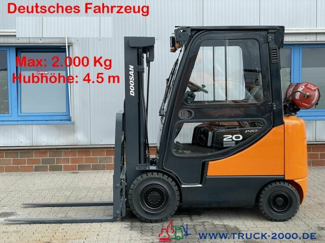 Doosan G20SC-5 Hubhöhe 4.5 m 2000 Kg 4505 h Neue Reifen - Treibgasstapler: das Bild 1 Doosan G20SC-5 Hubhöhe 4.5 m 2000 Kg 4505 h Neue Reifen - Treibgasstapler: das Bild 1