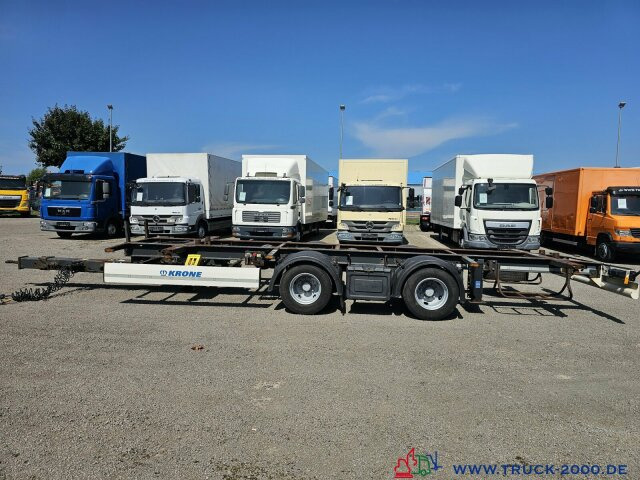 Krone ZZ18 XF0 Tandem Box Carrier - Luft - BPW Achsen - Container/ Wechselfahrgestell Anhänger: das Bild 1 Krone ZZ18 XF0 Tandem Box Carrier - Luft - BPW Achsen - Container/ Wechselfahrgestell Anhänger: das Bild 1