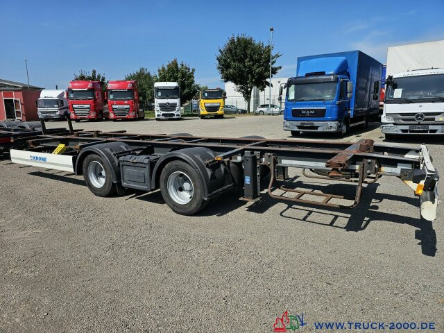 Krone ZZ18 XF0 Tandem Box Carrier - Luft - BPW Achsen - Container/ Wechselfahrgestell Anhänger: das Bild 2 Krone ZZ18 XF0 Tandem Box Carrier - Luft - BPW Achsen - Container/ Wechselfahrgestell Anhänger: das Bild 2