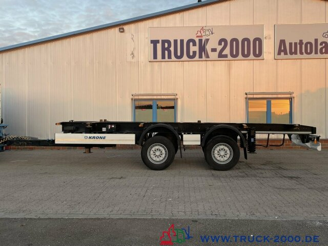 Krone ZZ18 XF0 eLE10 Box Carrier - Luft - BPW Achsen - Container/ Wechselfahrgestell Anhänger: das Bild 1 Krone ZZ18 XF0 eLE10 Box Carrier - Luft - BPW Achsen - Container/ Wechselfahrgestell Anhänger: das Bild 1
