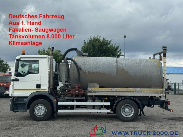 MAN TGM 15.250 Fäkalien- Saugwagen 8.000 Liter Klima - Saug-/ Spülfahrzeug: das Bild 1 MAN TGM 15.250 Fäkalien- Saugwagen 8.000 Liter Klima - Saug-/ Spülfahrzeug: das Bild 1