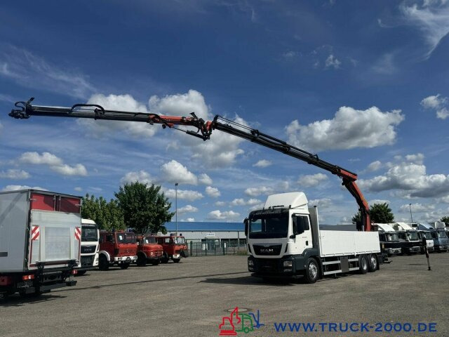 Pritsche LKW, Autokran MAN TGS 26.400 PK 23002 mit Jib 23m Hakenhöhe 237TKM: das Bild 15