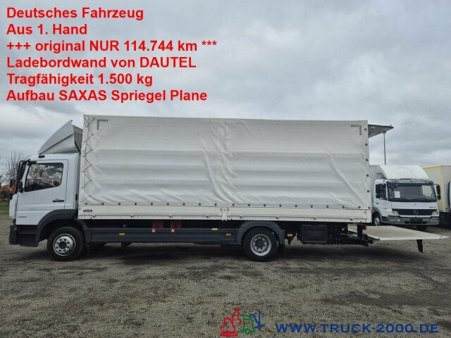Mercedes-Benz Atego 1223 L Plane + Spriegel L+R LBW nur 114TKM - Plane LKW: das Bild 1 Mercedes-Benz Atego 1223 L Plane + Spriegel L+R LBW nur 114TKM - Plane LKW: das Bild 1