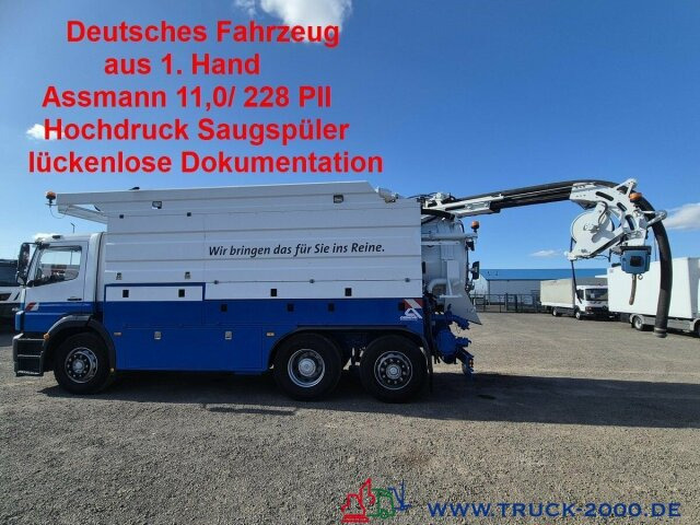 Mercedes-Benz Axor 2633 Hochdrucksaugspüler Assmann 9500 Liter - Saug-/ Spülfahrzeug: das Bild 1 Mercedes-Benz Axor 2633 Hochdrucksaugspüler Assmann 9500 Liter - Saug-/ Spülfahrzeug: das Bild 1