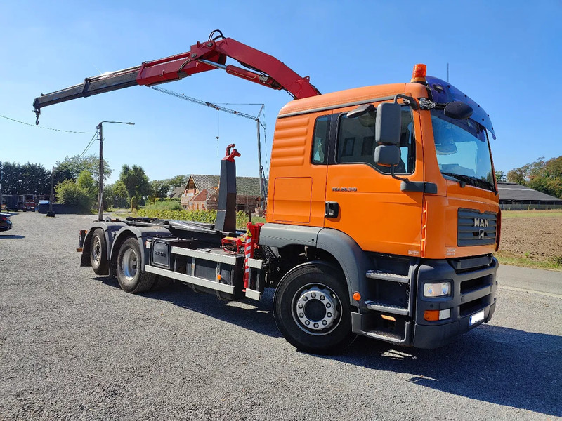 MAN TGA 28.310 Container / Fassi F130 - Abrollkipper, Autokran: das Bild 1 MAN TGA 28.310 Container / Fassi F130 - Abrollkipper, Autokran: das Bild 1