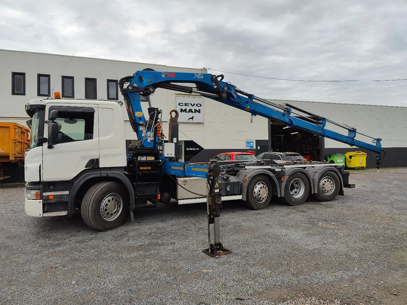 Scania P360 8x2 Tridem container Crane HIAB 244 - Abrollkipper, Autokran: das Bild 2 Scania P360 8x2 Tridem container Crane HIAB 244 - Abrollkipper, Autokran: das Bild 2