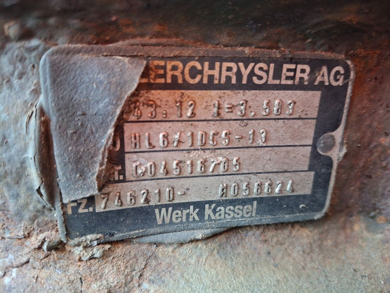 Mercedes-Benz HL6/1DCS-13 - Hinterachse: das Bild 5 Mercedes-Benz HL6/1DCS-13 - Hinterachse: das Bild 5