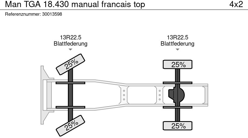 Sattelzugmaschine MAN TGA 18.430 manual francais top: das Bild 13