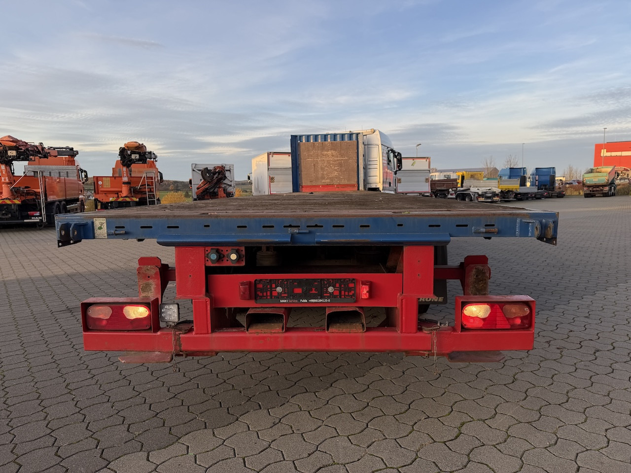 Krone SDP 27 - Pritschenauflieger/ Plattformauflieger: das Bild 4 Krone SDP 27 - Pritschenauflieger/ Plattformauflieger: das Bild 4