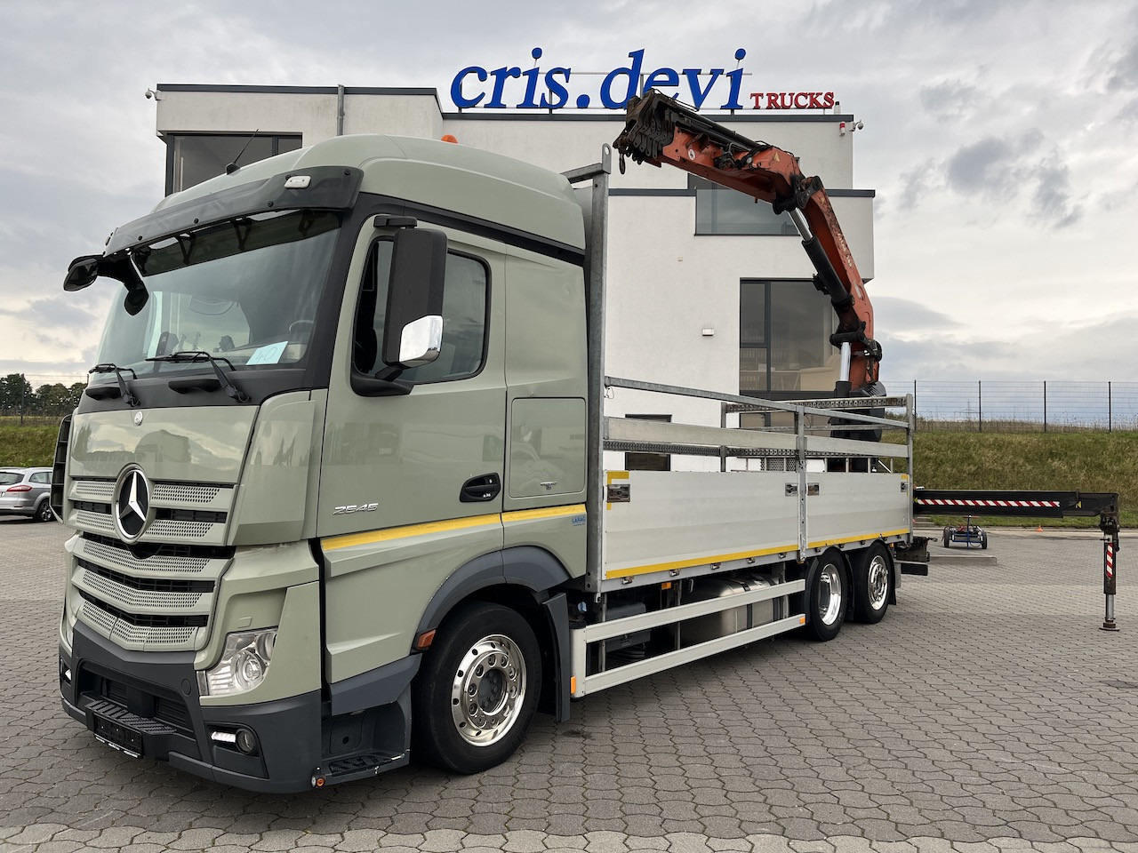 Mercedes-Benz Actros 2545 6x2 Atlas 265-A6 Lenk- Liftachse - Pritsche LKW, Autokran: das Bild 1 Mercedes-Benz Actros 2545 6x2 Atlas 265-A6 Lenk- Liftachse - Pritsche LKW, Autokran: das Bild 1