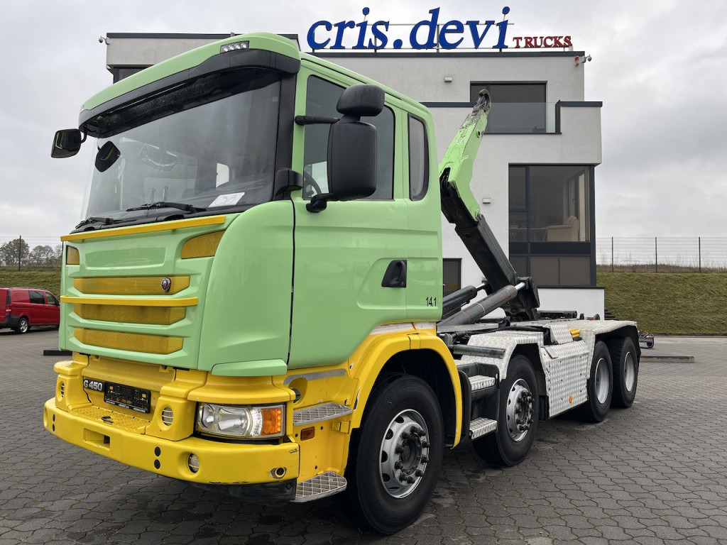 Scania G 450 8x4 Trösch Abrollkipper - Abrollkipper: das Bild 1 Scania G 450 8x4 Trösch Abrollkipper - Abrollkipper: das Bild 1