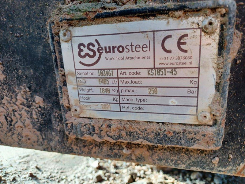 Eurosteel Inclining bucket - Schaufel für Baumaschine: das Bild 3 Eurosteel Inclining bucket - Schaufel für Baumaschine: das Bild 3