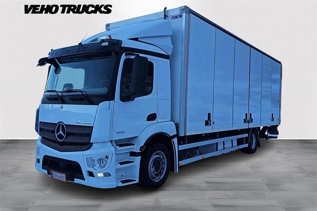 Mercedes-Benz ACTROS 5 1832 LNR 4x2 8,5n Fokor Ksa-umpikori - Koffer LKW: das Bild 1 Mercedes-Benz ACTROS 5 1832 LNR 4x2 8,5n Fokor Ksa-umpikori - Koffer LKW: das Bild 1