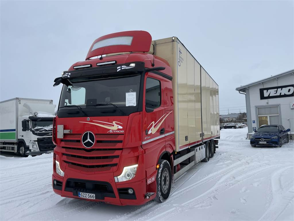 Mercedes-Benz Actros 5L 2553L Piako KSA rahtikori 9,5M - Koffer LKW: das Bild 1 Mercedes-Benz Actros 5L 2553L Piako KSA rahtikori 9,5M - Koffer LKW: das Bild 1