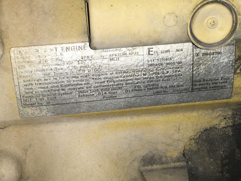 Baumaschine Caterpillar C6.6 666-3106952 USED: das Bild 7 Baumaschine Caterpillar C6.6 666-3106952 USED: das Bild 7