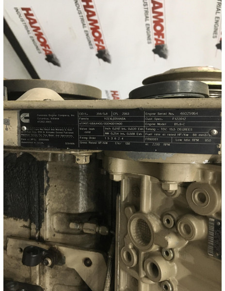 Baumaschine, Zustand - NEU Cummins 6BTA5.9C CPL2063 FOR PARTS: das Bild 6