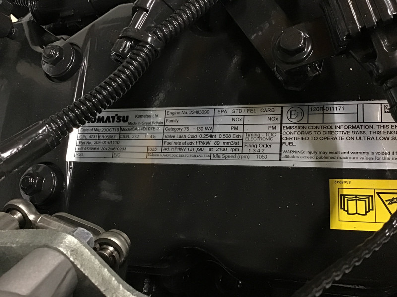 Baumaschine, Zustand - NEU Komatsu SAA4D107E-3 CPL4731 NEW: das Bild 6
