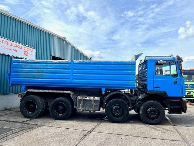 MAN 41.464 F2000 8X4 FULL STEEL KIPPER (EURO 2 / ZF16 MANUAL GEARBOX / ZF-INTARDER / FULL STEEL SUSPENSION / REDUCTION AXLES) - Kipper: das Bild 4 MAN 41.464 F2000 8X4 FULL STEEL KIPPER (EURO 2 / ZF16 MANUAL GEARBOX / ZF-INTARDER / FULL STEEL SUSPENSION / REDUCTION AXLES) - Kipper: das Bild 4