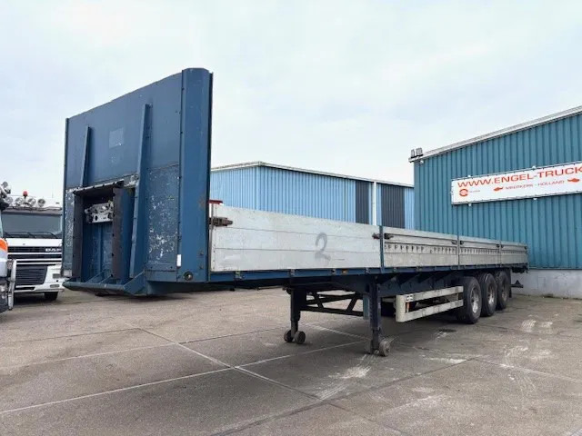 Pritschenauflieger/ Plattformauflieger Van Hool 3B1057 3-AXLE 13.60 OPEN TRAILER WITH ALUMINIUM BORDS (BPW AXLES / DRUM BRAKES / ABS BRAKE SYSTEM): das Bild 1