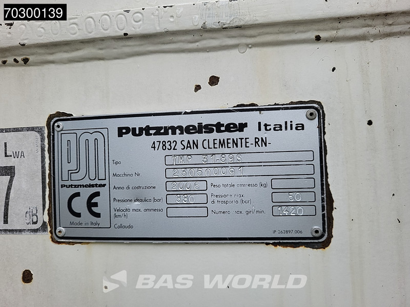 Betonpumpe ASTRA HD8 84 45 8X4 31 meter Putzmeister TMP 31.89S PUMI + 7m3 mixer Euro 3: das Bild 20