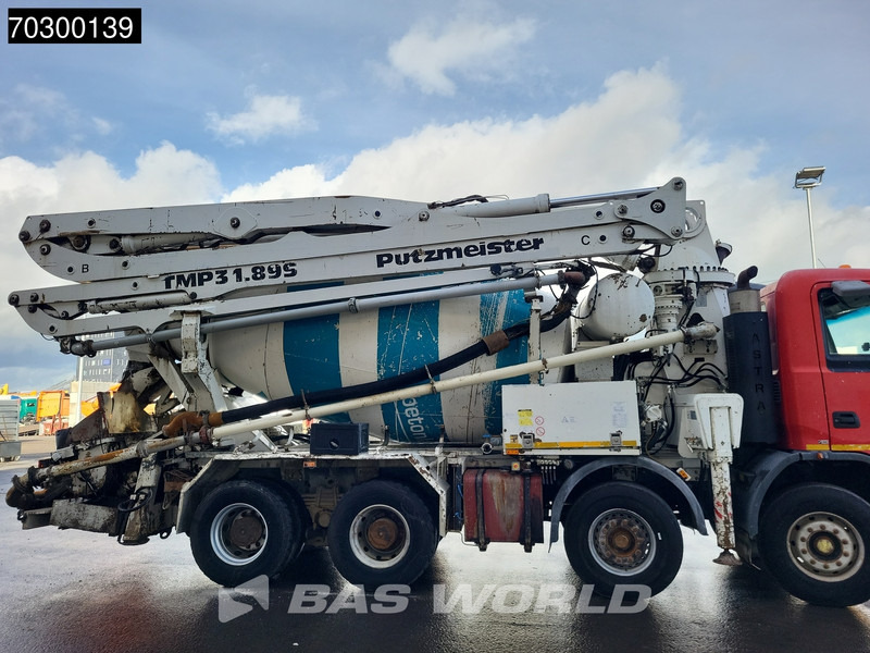 Betonpumpe ASTRA HD8 84 45 8X4 31 meter Putzmeister TMP 31.89S PUMI + 7m3 mixer Euro 3: das Bild 7