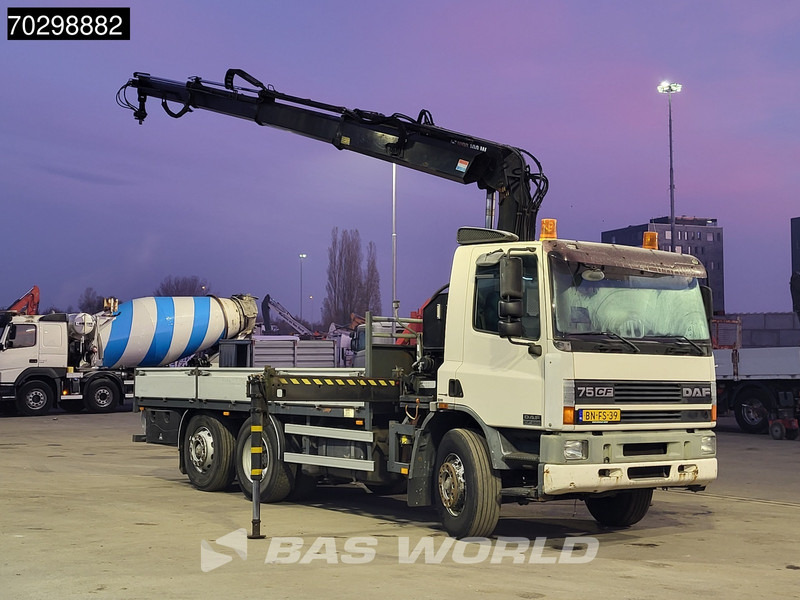 DAF 75CF.250 CF 6X2 HIAB 190W3 Crane Kran Remote Rotator Steering Axle Automatic Euro 3 - Pritsche LKW, Autokran: das Bild 3 DAF 75CF.250 CF 6X2 HIAB 190W3 Crane Kran Remote Rotator Steering Axle Automatic Euro 3 - Pritsche LKW, Autokran: das Bild 3
