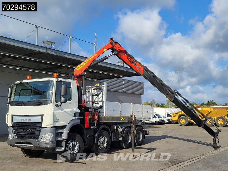Kipper, Autokran DAF CF 460 8X4 Palfinger PK18002 EH Crane tipper Retarder Big-Axle Steelsuspension Manual: das Bild 11