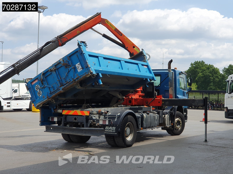 Kipper, Autokran DAF CF75.310 4X2 Palfinger PK12000 Kran Crane 7m3 tipper Big-Axle Steelsuspension Euro 3: das Bild 9