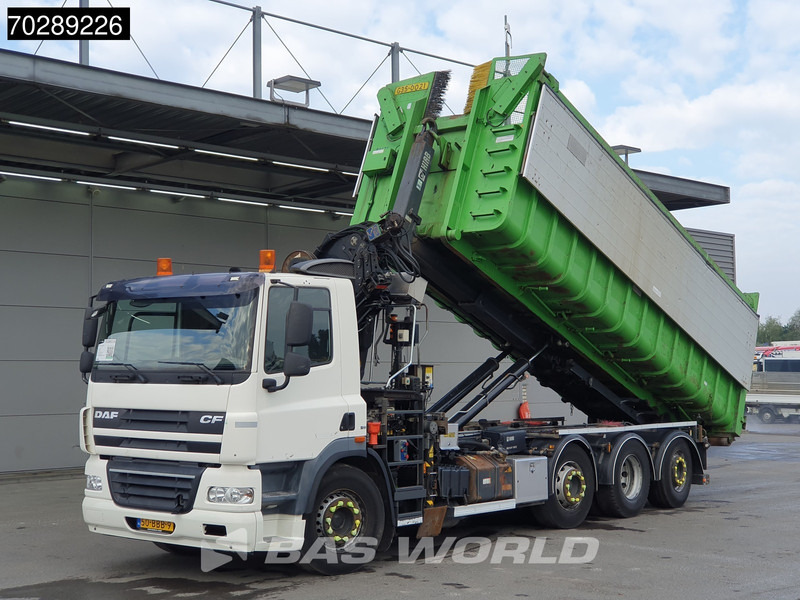 DAF CF85.360 8X2 NL-Truck HIAB 211 E-3 Hipro Crane HIAB XR21S Hooklift Lift+steering Axle Automatic Euro 5 - Abrollkipper, Autokran: das Bild 1 DAF CF85.360 8X2 NL-Truck HIAB 211 E-3 Hipro Crane HIAB XR21S Hooklift Lift+steering Axle Automatic Euro 5 - Abrollkipper, Autokran: das Bild 1