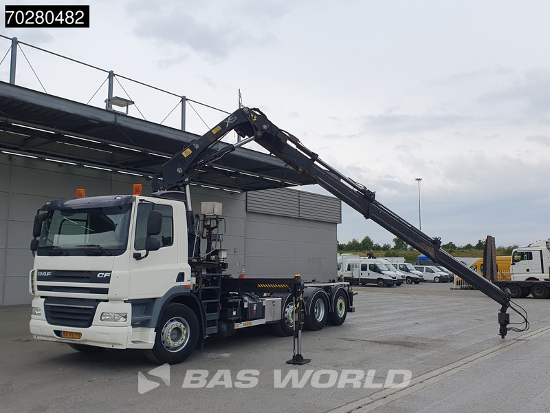 DAF CF85.360 8X2 NL-Truck Hiab 211 E-3 Hipro Kran 21tons Multilift Lift+steering Euro 5 - Abrollkipper, Autokran: das Bild 5 DAF CF85.360 8X2 NL-Truck Hiab 211 E-3 Hipro Kran 21tons Multilift Lift+steering Euro 5 - Abrollkipper, Autokran: das Bild 5