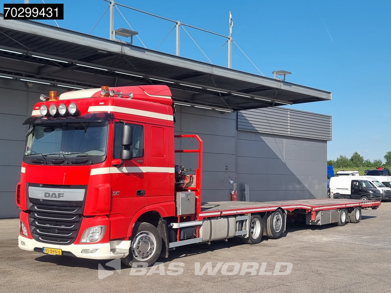 DAF XF 440 6X2 NL-combi Transporter HMF 900-K2 Kran Winch Lift-Lenkachse Euro 6 - Pritsche LKW, Autokran: das Bild 5 DAF XF 440 6X2 NL-combi Transporter HMF 900-K2 Kran Winch Lift-Lenkachse Euro 6 - Pritsche LKW, Autokran: das Bild 5