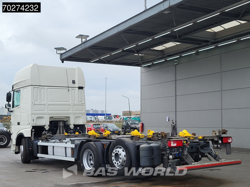 Containerwagen/ Wechselfahrgestell LKW DAF XF 480 6X2 SSC FAN Retarder 2xTanks Lift-Lenkachse ACC LED Euro 6: das Bild 15