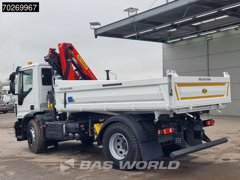 Kipper, Autokran, Zustand - NEU Iveco Eurocargo 180E320 4X2 Steelsuspension 3-Seiten Palfinger PK12.501 Euro 6: das Bild 17