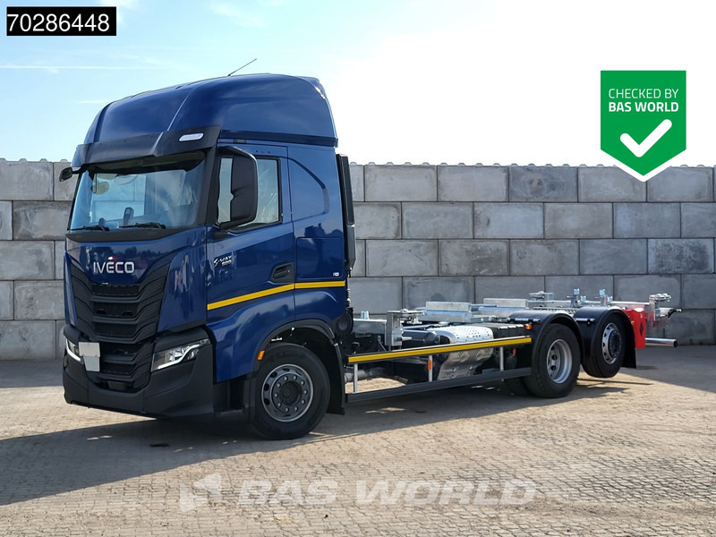Iveco S-Way 500 6X2 NEW! BDF Lift+steering Axle Automatic Standklima Navi ACC Euro 6 - Containerwagen/ Wechselfahrgestell LKW: das Bild 1 Iveco S-Way 500 6X2 NEW! BDF Lift+steering Axle Automatic Standklima Navi ACC Euro 6 - Containerwagen/ Wechselfahrgestell LKW: das Bild 1