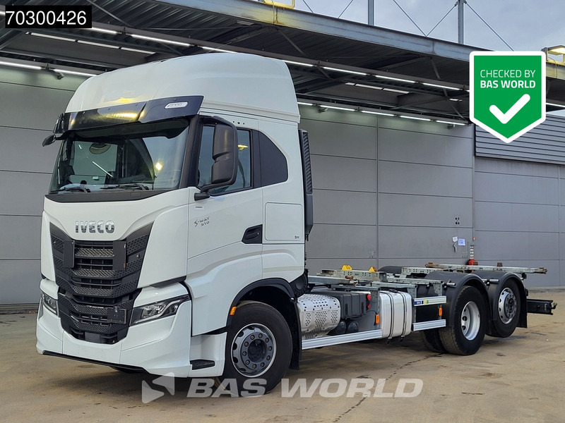 Iveco S-Way 510 6X2 Retarder Full Air Lift Axle BDF Euro 6 - Containerwagen/ Wechselfahrgestell LKW: das Bild 1 Iveco S-Way 510 6X2 Retarder Full Air Lift Axle BDF Euro 6 - Containerwagen/ Wechselfahrgestell LKW: das Bild 1