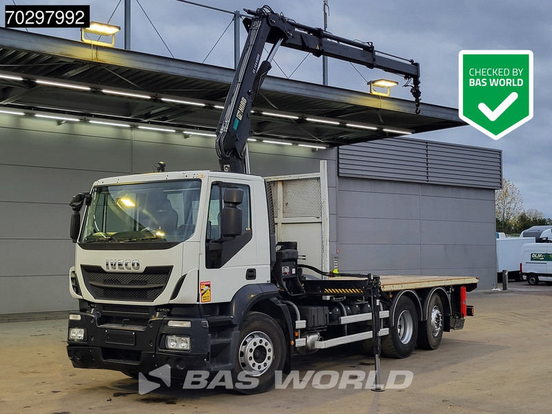 Iveco Stralis 310 Stralis 6X2 HIAB 144 BS-2 Crane Kran Lift+Steering-Axle Manual Euro 5 - Pritsche LKW, Autokran: das Bild 1 Iveco Stralis 310 Stralis 6X2 HIAB 144 BS-2 Crane Kran Lift+Steering-Axle Manual Euro 5 - Pritsche LKW, Autokran: das Bild 1