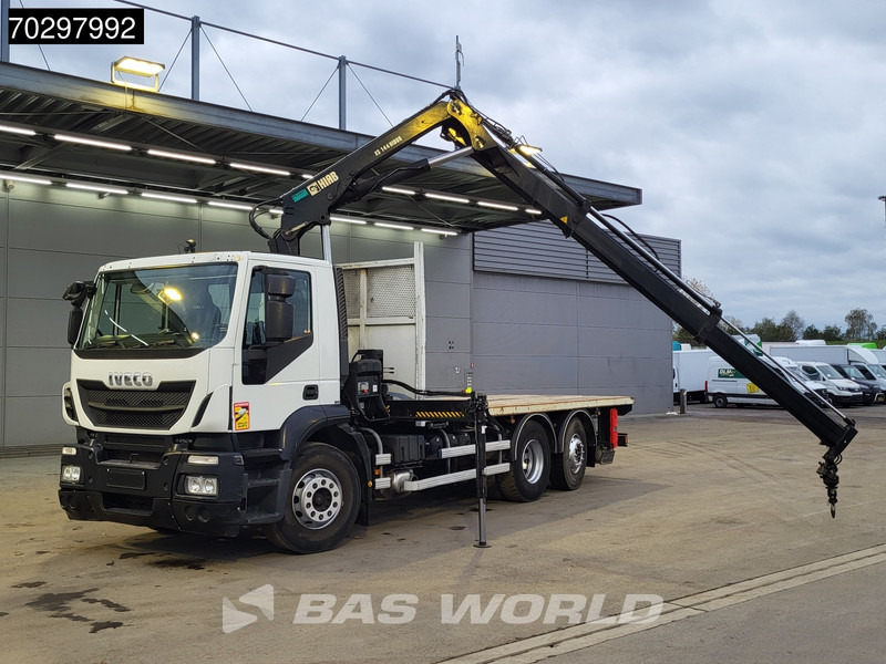 Iveco Stralis 310 Stralis 6X2 HIAB 144 BS-2 Crane Kran Lift+Steering-Axle Manual Euro 5 - Pritsche LKW, Autokran: das Bild 5 Iveco Stralis 310 Stralis 6X2 HIAB 144 BS-2 Crane Kran Lift+Steering-Axle Manual Euro 5 - Pritsche LKW, Autokran: das Bild 5