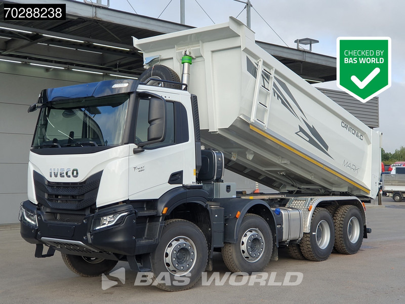 Iveco T-Way 450 8X4 New! 20m3 Cantoni Tipper Steelsuspension Big-Axle Euro 6 - Kipper: das Bild 1 Iveco T-Way 450 8X4 New! 20m3 Cantoni Tipper Steelsuspension Big-Axle Euro 6 - Kipper: das Bild 1