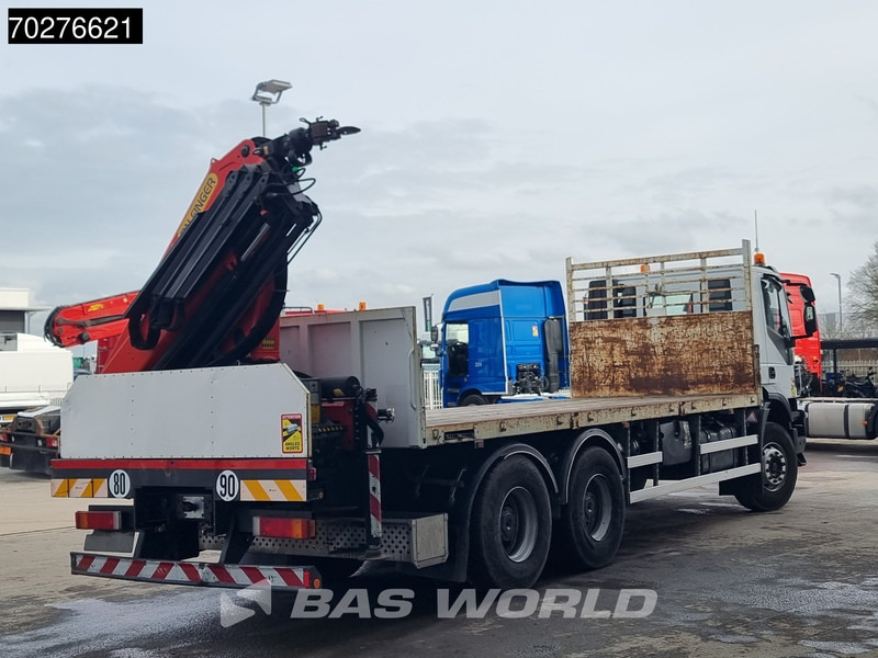 Pritsche LKW, Autokran Iveco Trakker 360 6X4 Palfinger PK17.001 SLD Remote Steelsuspension Big-Axle: das Bild 19