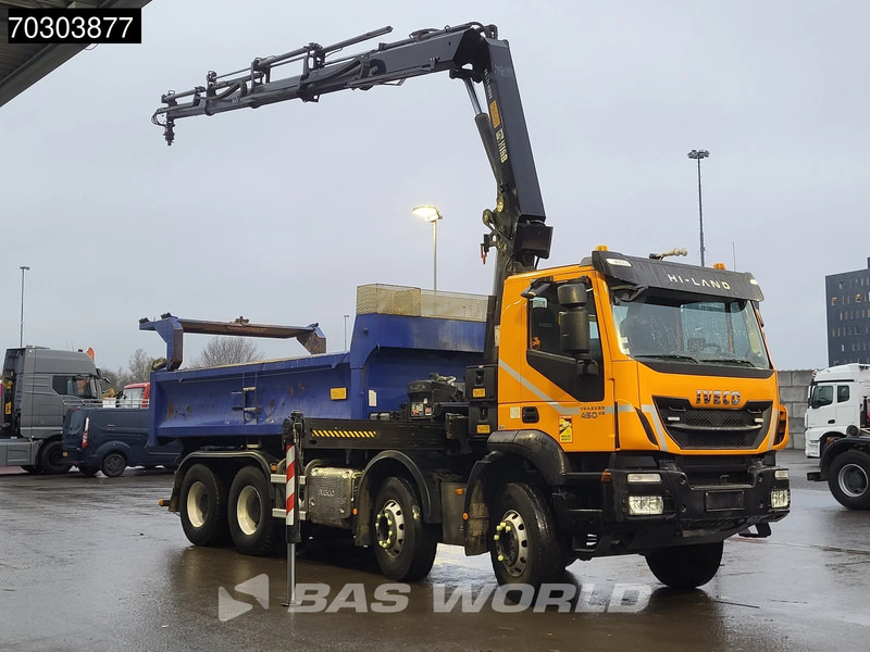 Iveco Trakker 450 8X4 HIAB 211 EP-4 Hiduo Kran Crane Big-Axle 2-Side Tipper Euro 6 - Kipper, Autokran: das Bild 3 Iveco Trakker 450 8X4 HIAB 211 EP-4 Hiduo Kran Crane Big-Axle 2-Side Tipper Euro 6 - Kipper, Autokran: das Bild 3
