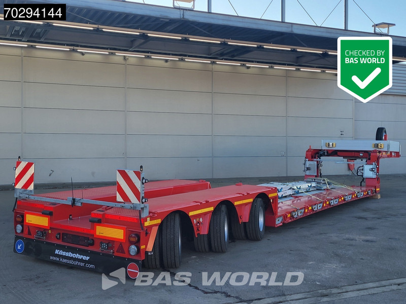Kässbohrer LB3E 3 axles NEW! Extenable 540cm Gooseneck 3xSteeringaxle - Tieflader Auflieger: das Bild 1 Kässbohrer LB3E 3 axles NEW! Extenable 540cm Gooseneck 3xSteeringaxle - Tieflader Auflieger: das Bild 1