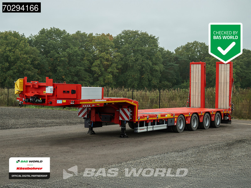 Kässbohrer LB4E 3 axles Extendable Ramps 1x Lift 3x Steering Axle - Tieflader Auflieger: das Bild 1 Kässbohrer LB4E 3 axles Extendable Ramps 1x Lift 3x Steering Axle - Tieflader Auflieger: das Bild 1