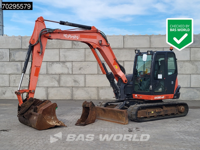 Kubota KX080-4a - Minibagger: das Bild 1 Kubota KX080-4a - Minibagger: das Bild 1