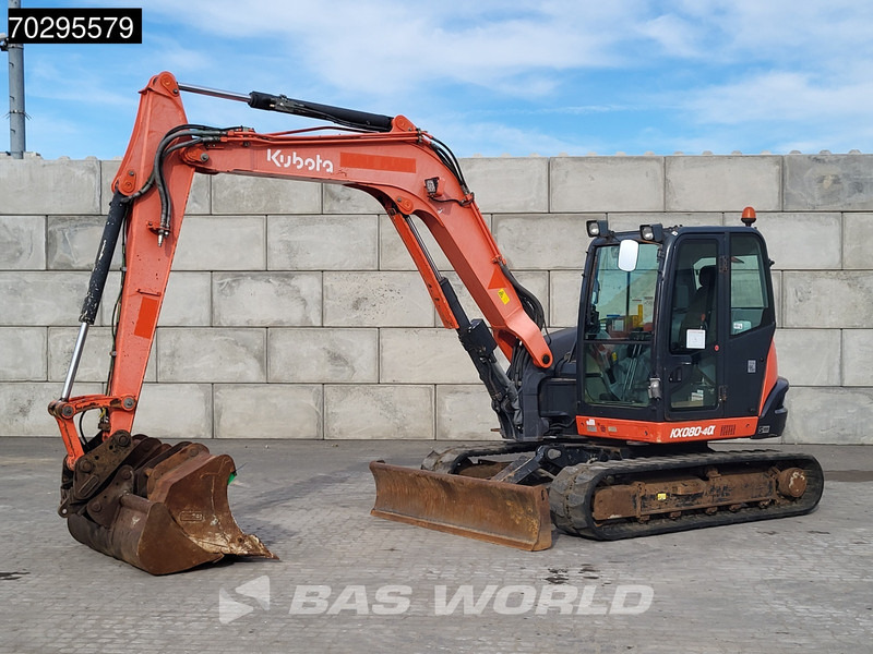 Kubota KX080-4a - Minibagger: das Bild 2 Kubota KX080-4a - Minibagger: das Bild 2