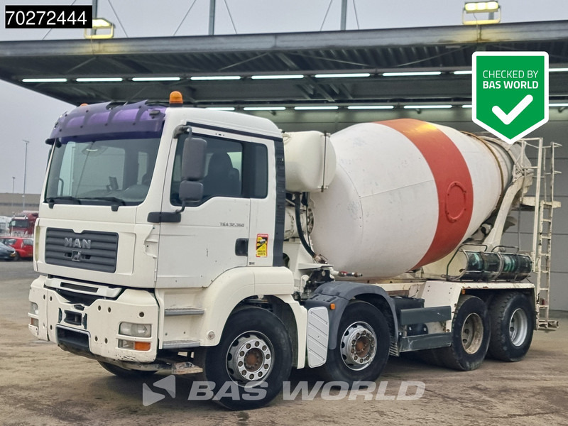 MAN TGA 32.360 8X4 Stetter 9m3 Steelsuspension Euro 4 - Fahrmischer: das Bild 1 MAN TGA 32.360 8X4 Stetter 9m3 Steelsuspension Euro 4 - Fahrmischer: das Bild 1